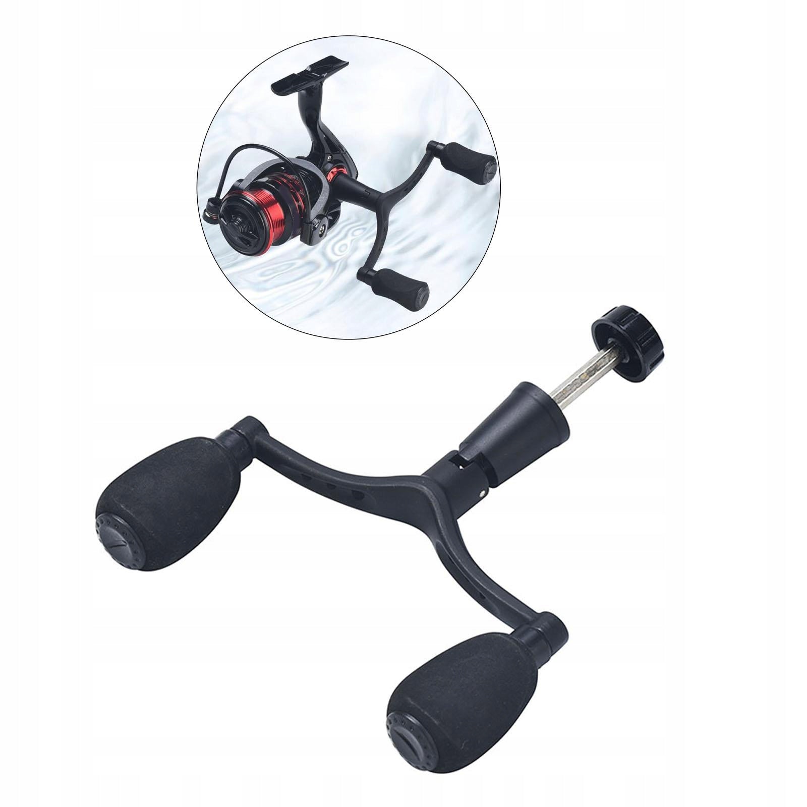Double Rocker Arm Fishing Reel Handle Fishing Tool Practical Repairing Packaging status original