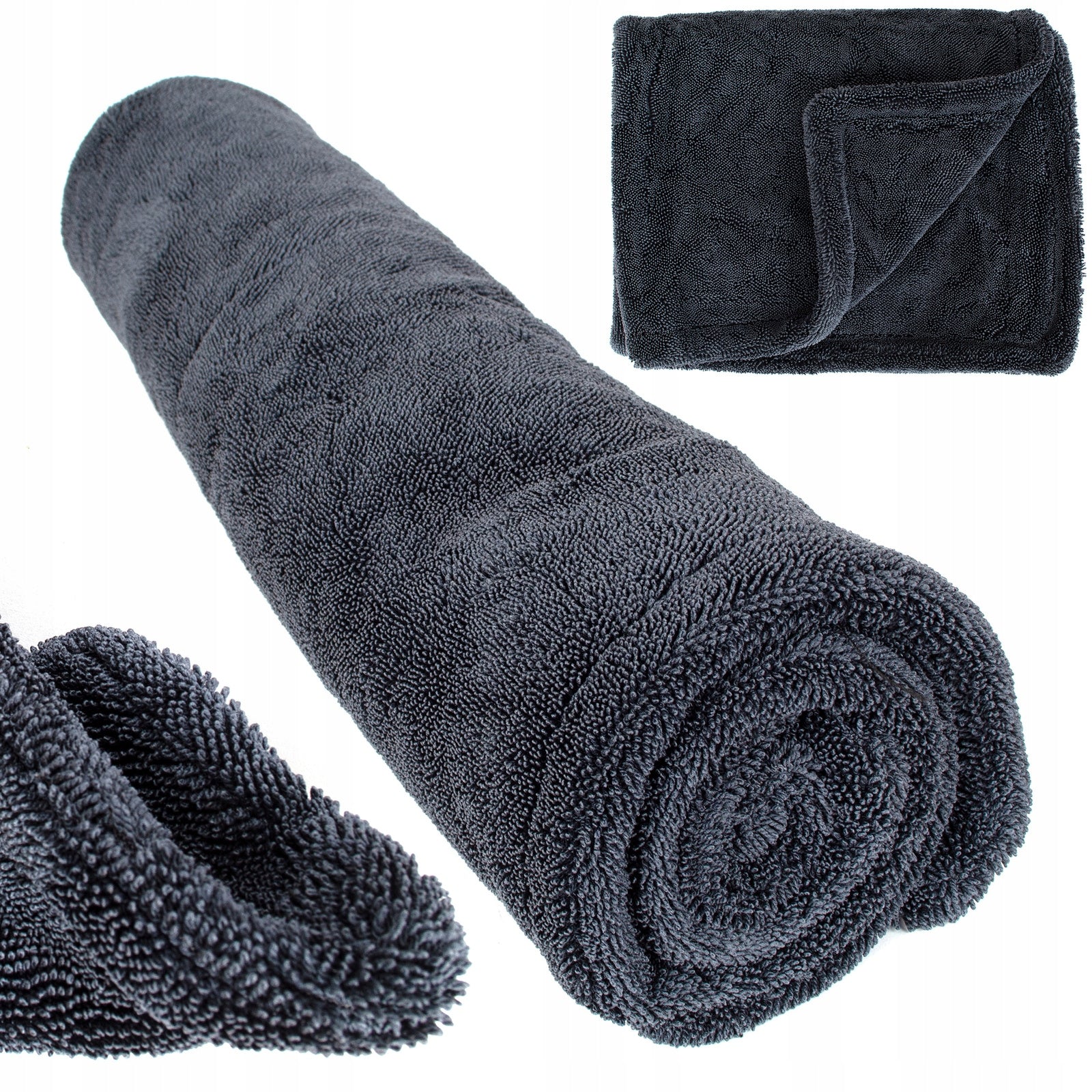 Double Sided Twist Towel for Car Paint Dehumidification 60x90 1200GSM