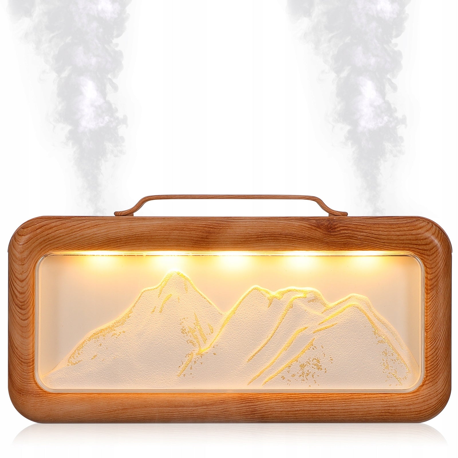 Double Spray Humidifier 600ML Snow Mountain Small Quiet Mist Humidifier Water tank capacity 0.28 l
