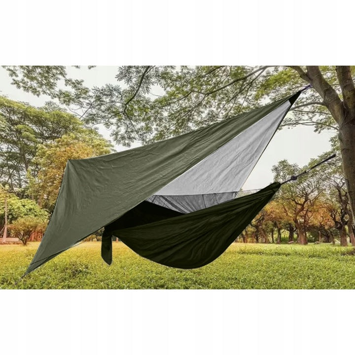 Double Survival Hammock with Mosquito Net UV Cover 250 kg Tourist Manufacturer code wojskowy outdoor biwakowy kempingowy leśny