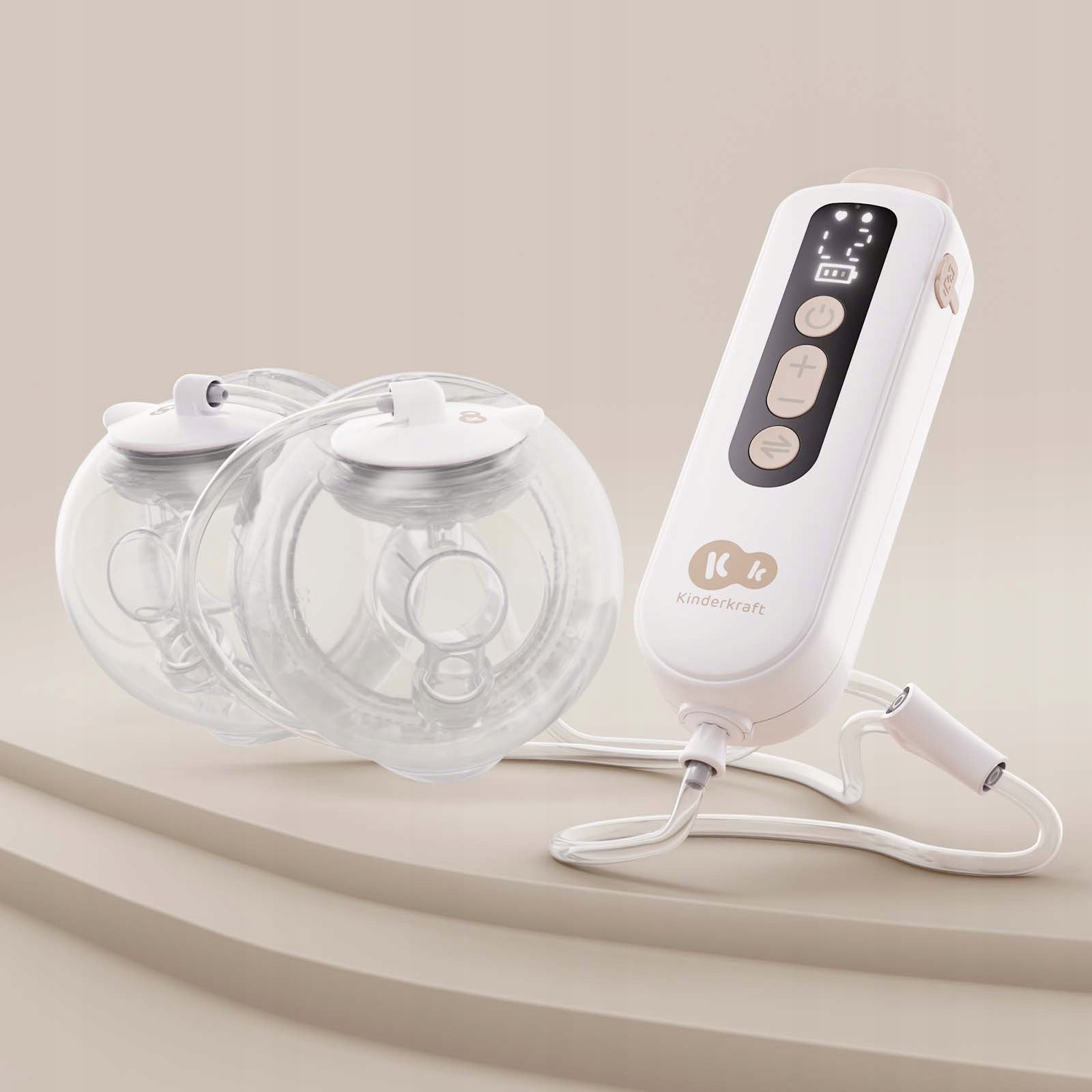 Double Wireless Electric GENTLEFLOW Kinderkraft Breast Pump Packaging status original