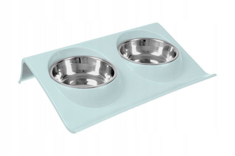 Double bowl, bowl for DOG, CAT, 2 pcs. SET with a stand for food and water EAN (GTIN) 5906022611611