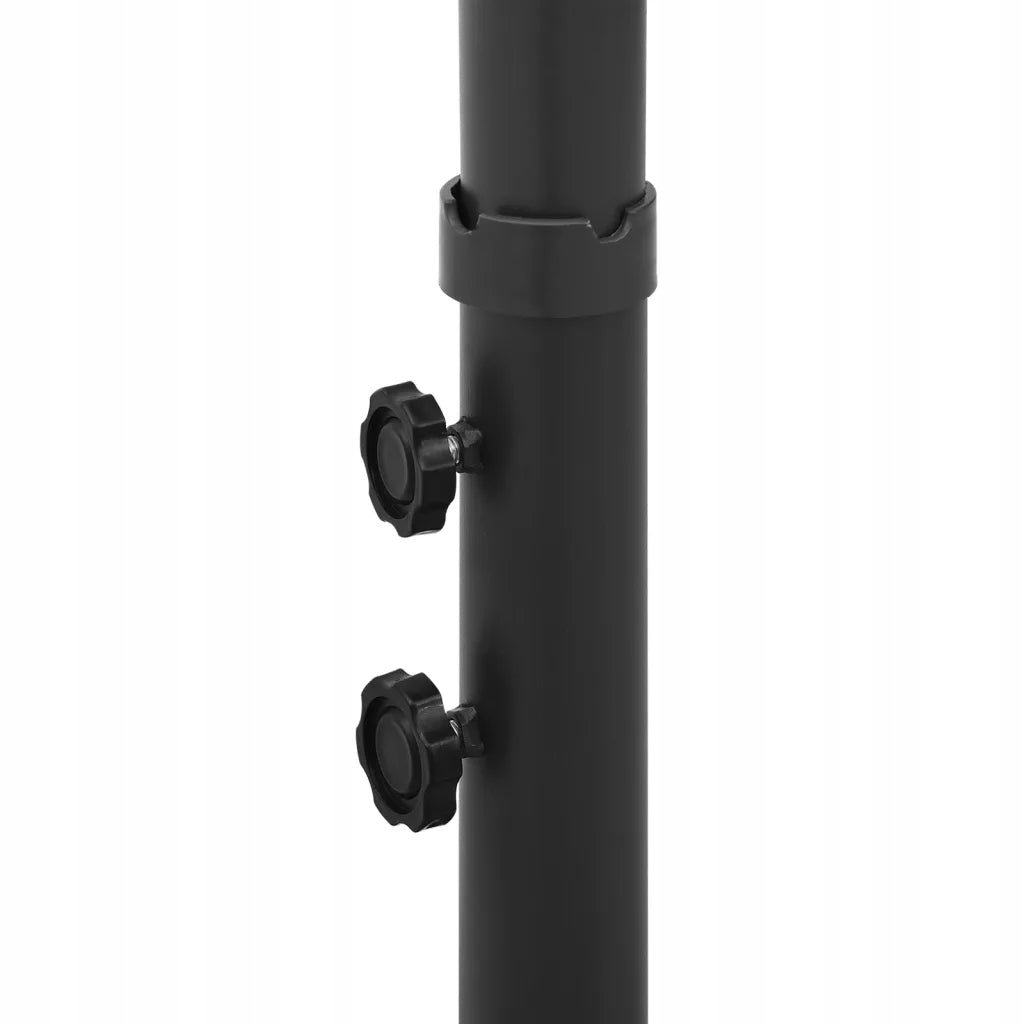 Double garden umbrella, steel post, anthracite grey, 600x300 cm Product height 260 cm