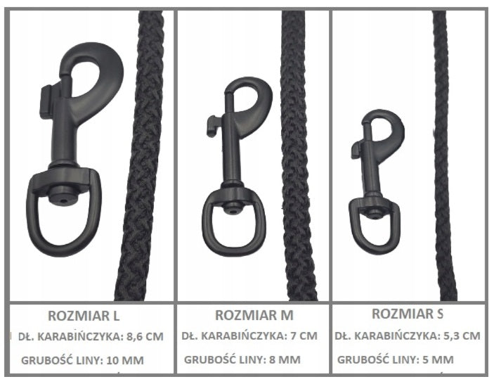 Double leash, splitter for two dogs PiesoZone size. L - 2x80cm Manufacturer code 5906358366100