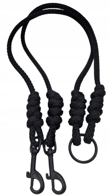 Double leash, splitter for two dogs PiesoZone size. M - 2x70cm