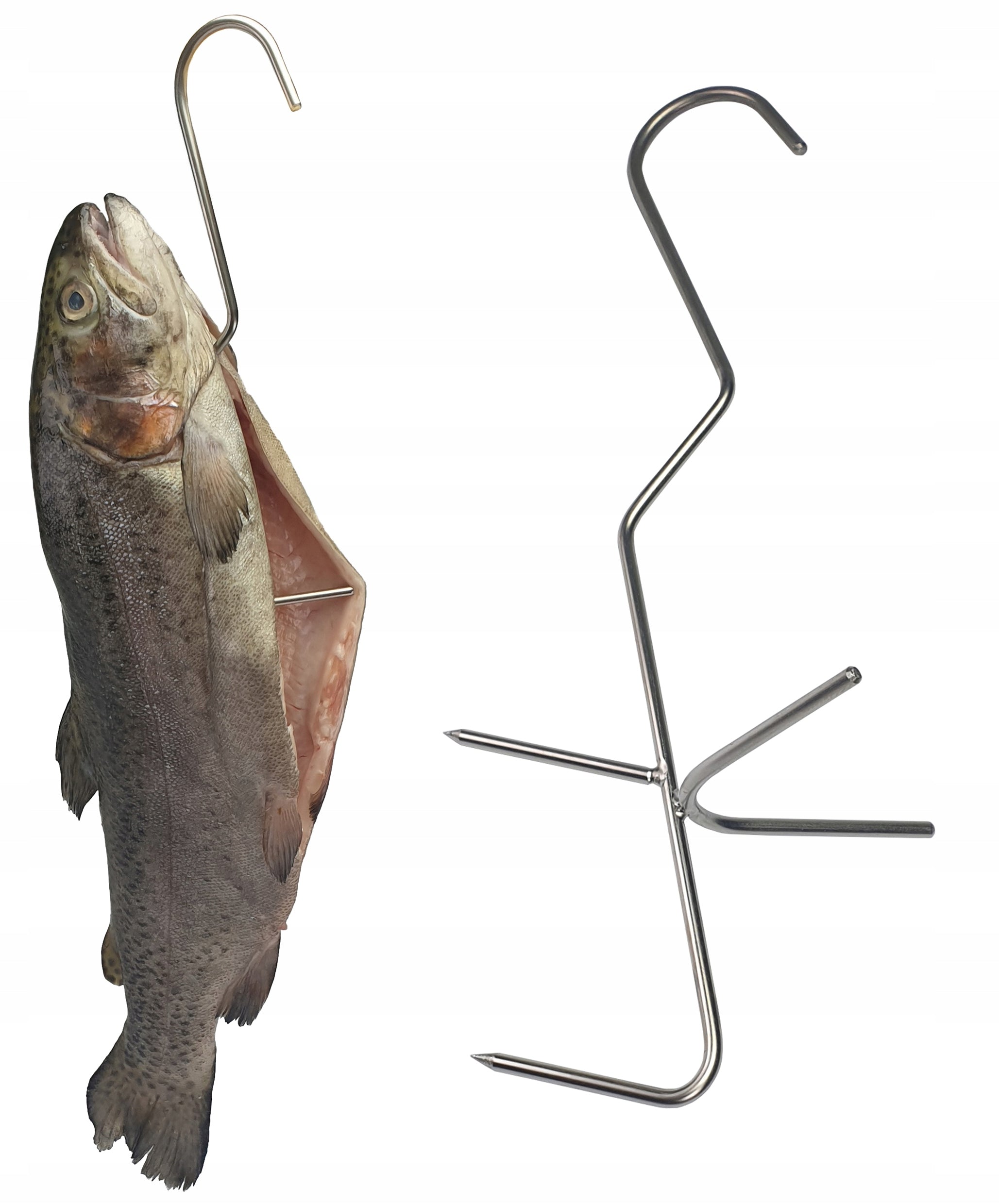 Double smoking hooks for smoking trout mackerel attest PZH
