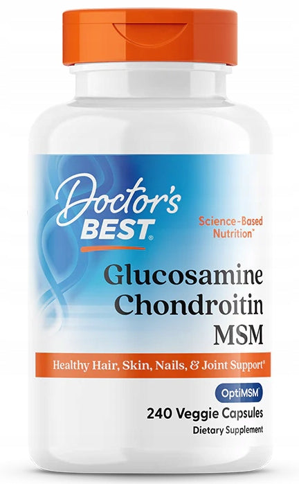 Dr Best Glucosamine Chondroitin MSMwith OptiMSM CARTILAGE SULFUR JOINTS 240k