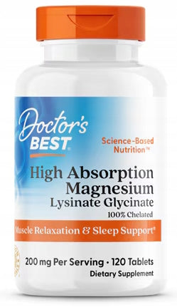 Dr Best High Absorption Magnesium 100mg HIGH DIGESTIBLE MAGNESIUM 120tab