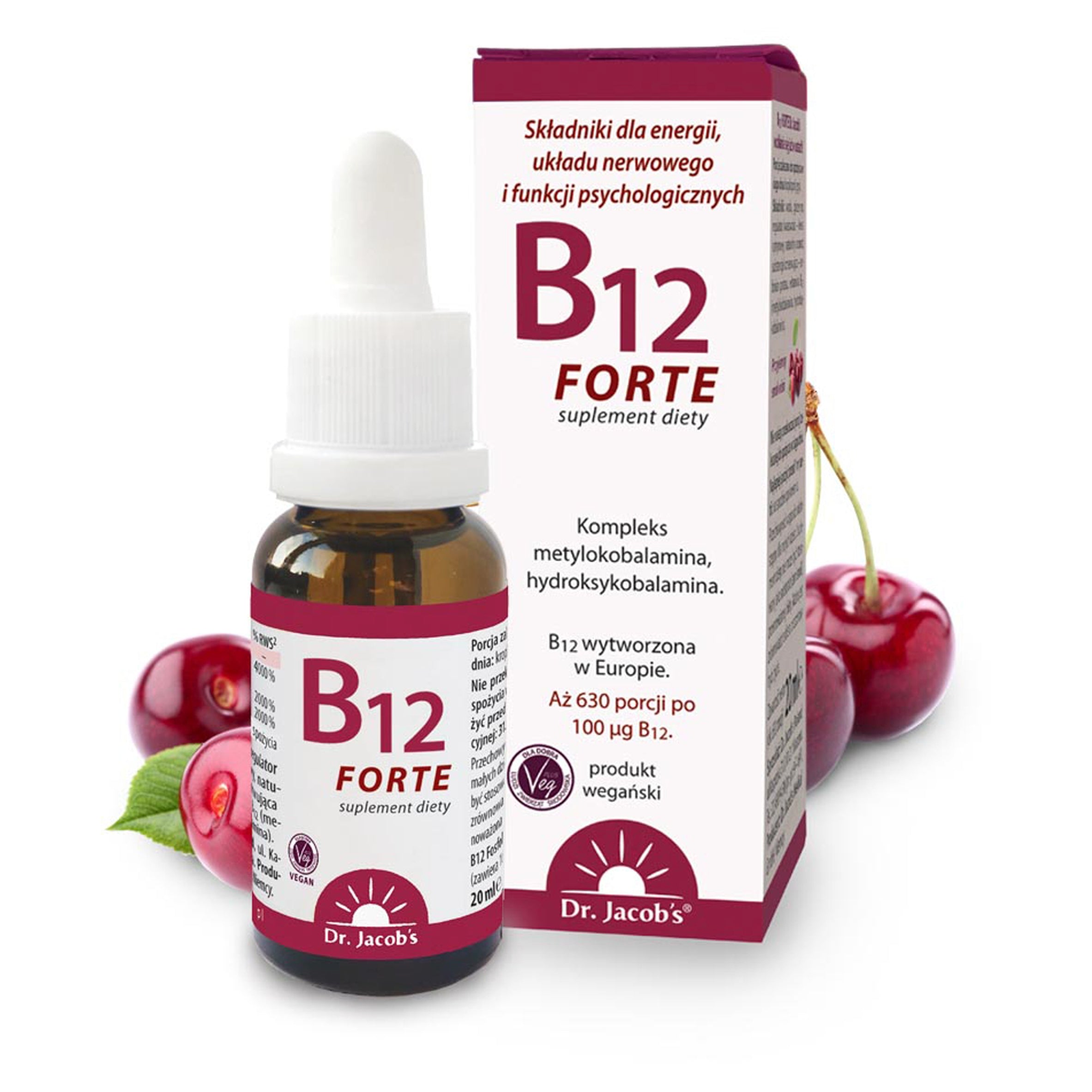 Dr. Jacob's VITAMIN B12 Forte drops 20 ml
