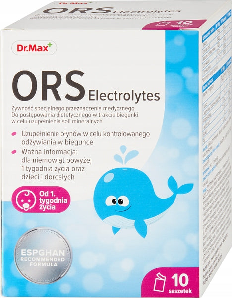 Dr. Max Ors Electrolytes 10 electrolyte sachets for children from 1 week