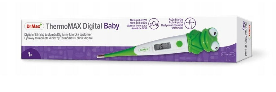Dr. Max Thermometer with display for children frog Medical device yes
