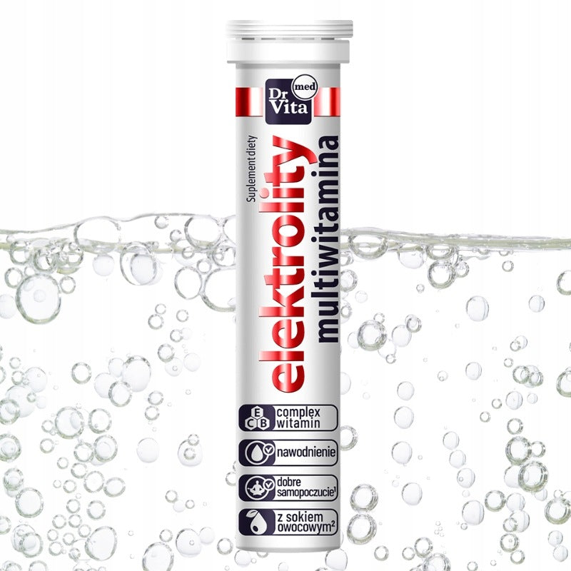 Dr Vita Med Electrolytes + multivitamin 20 effervescent tablets