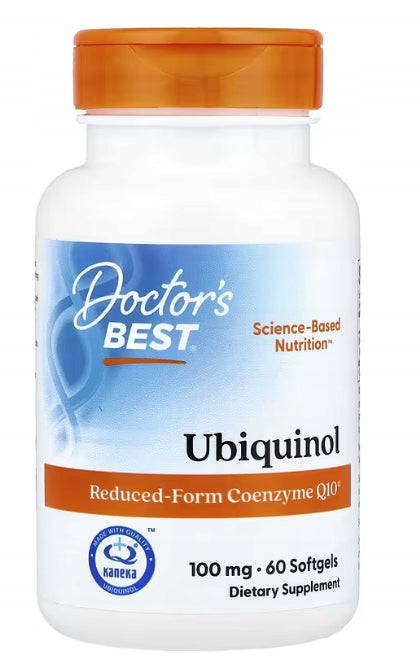Dr's BEST Ubiquinol with Kaneka 100 mg | Coenzyme Q10 | 60 soft caps.