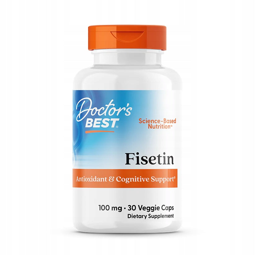 Dr's Best Fisetin Novusetin Fizetin 100mg Memory Stress 30 vegekaps