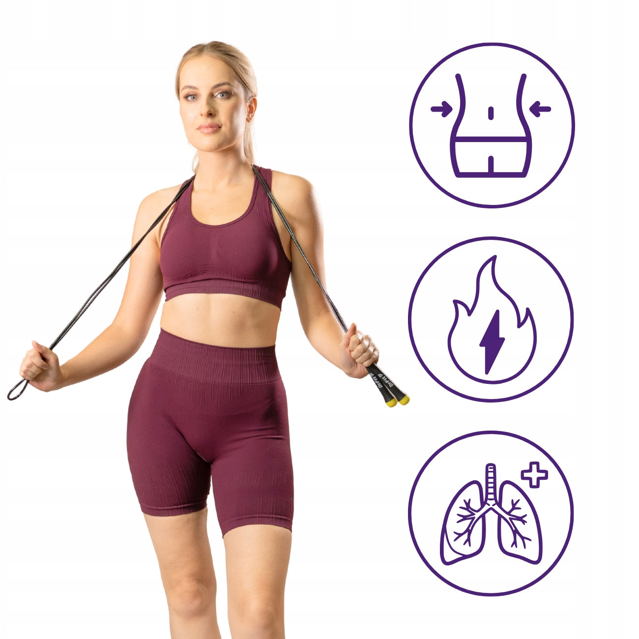 DrFit Boxing rope cardio fitness 2,75 m regulation of smooth movement Manufacturer code SKAKANKA BOKSERSKA SOLIDNA REGULOWANA 2,75M