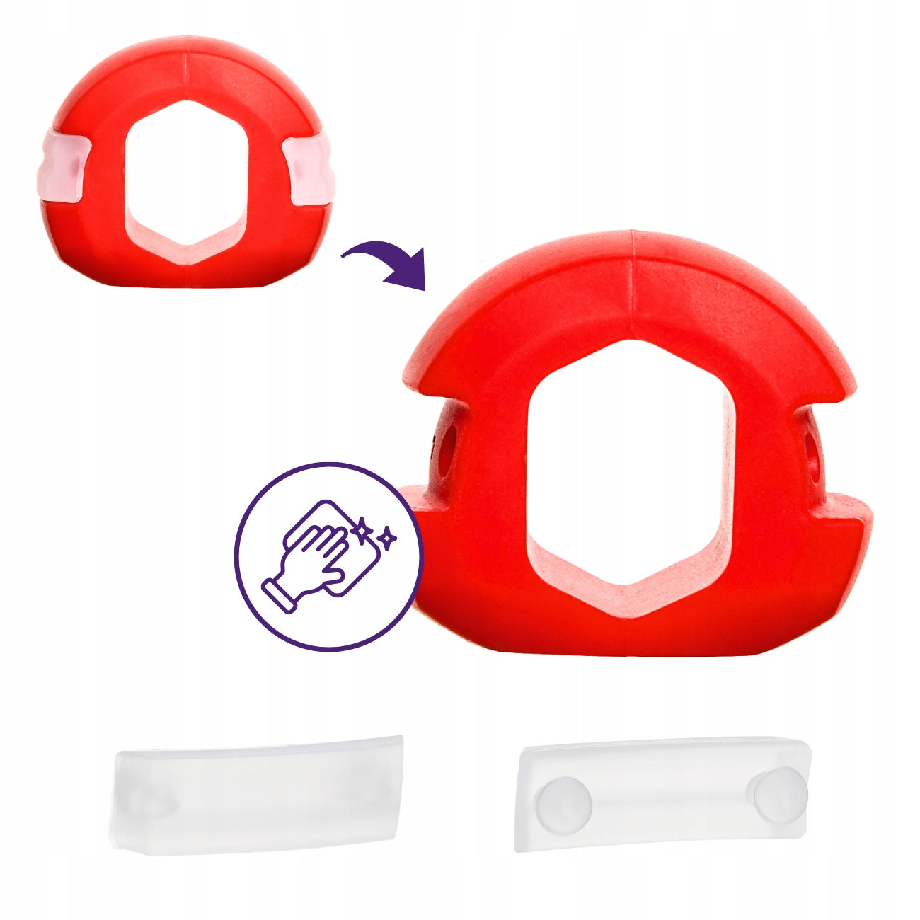 DrFit Mandibular jaw muscle trainer face mewing jawline red resistance 18 Brand DrFit