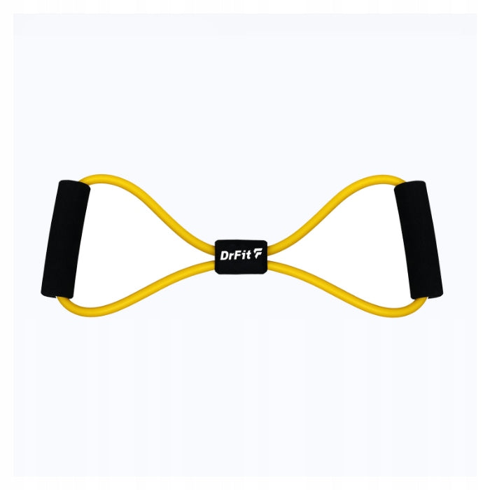 DrFit training resistance rubber for eight-shaped exercises yellow