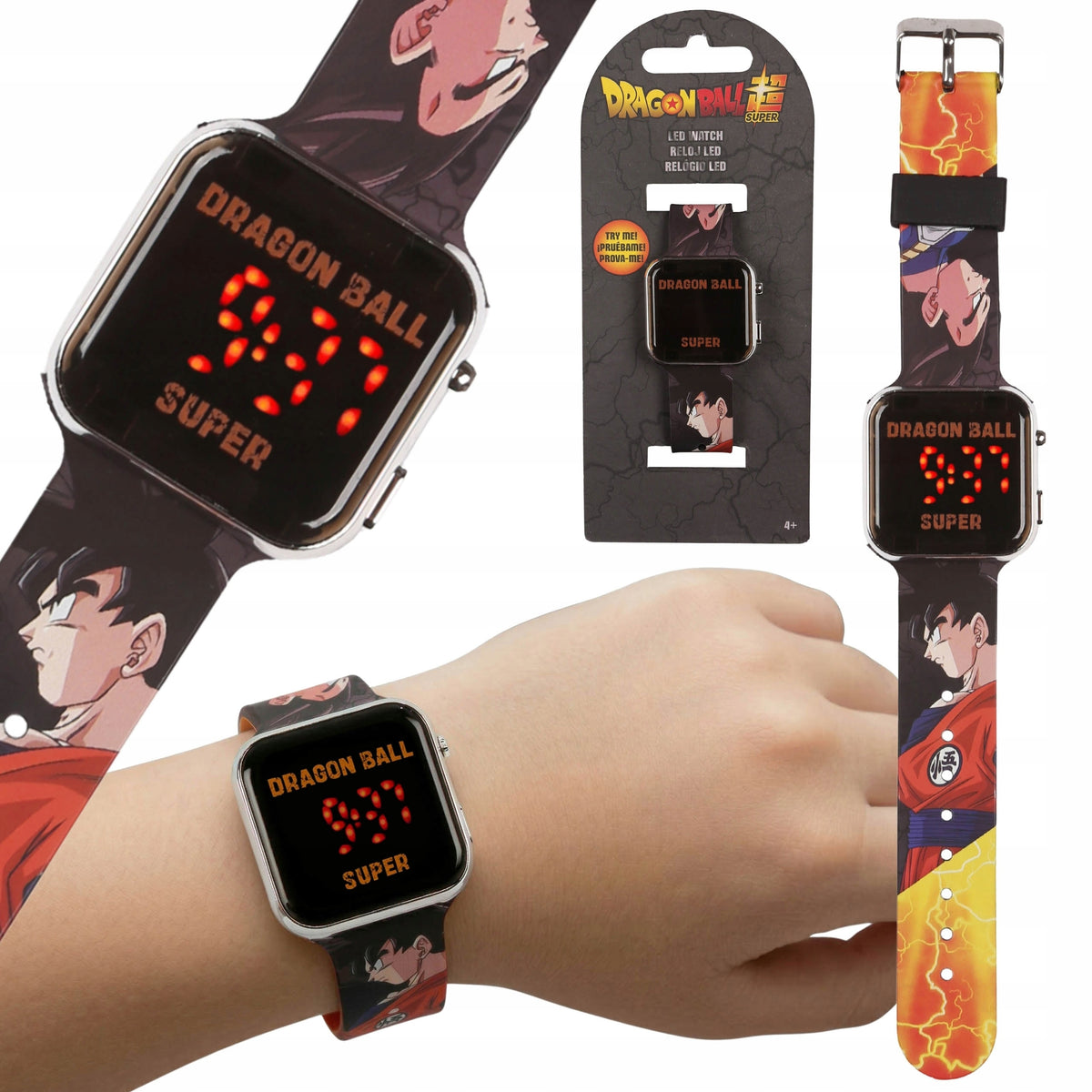 Dragon Ball DIGITAL LED Wristwatch for Boy, Date and Time