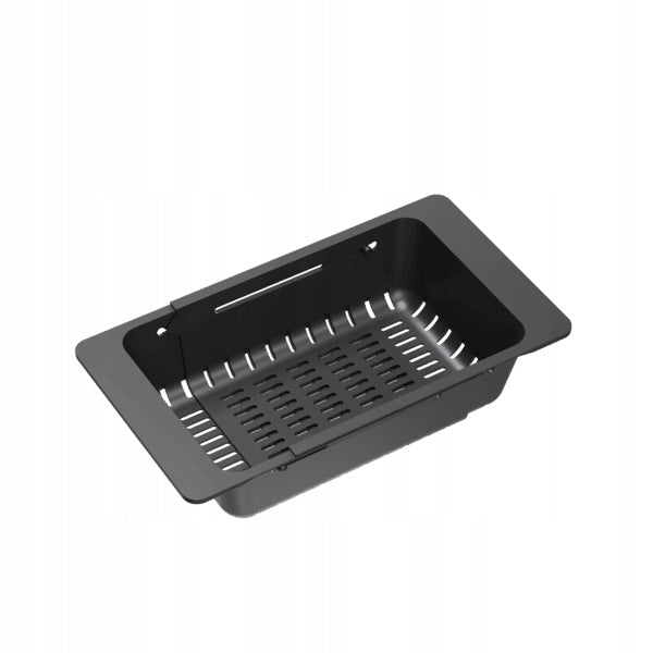 Drainage basket Kernau KPB 01 Matt Black Adjustable width 32-46cm