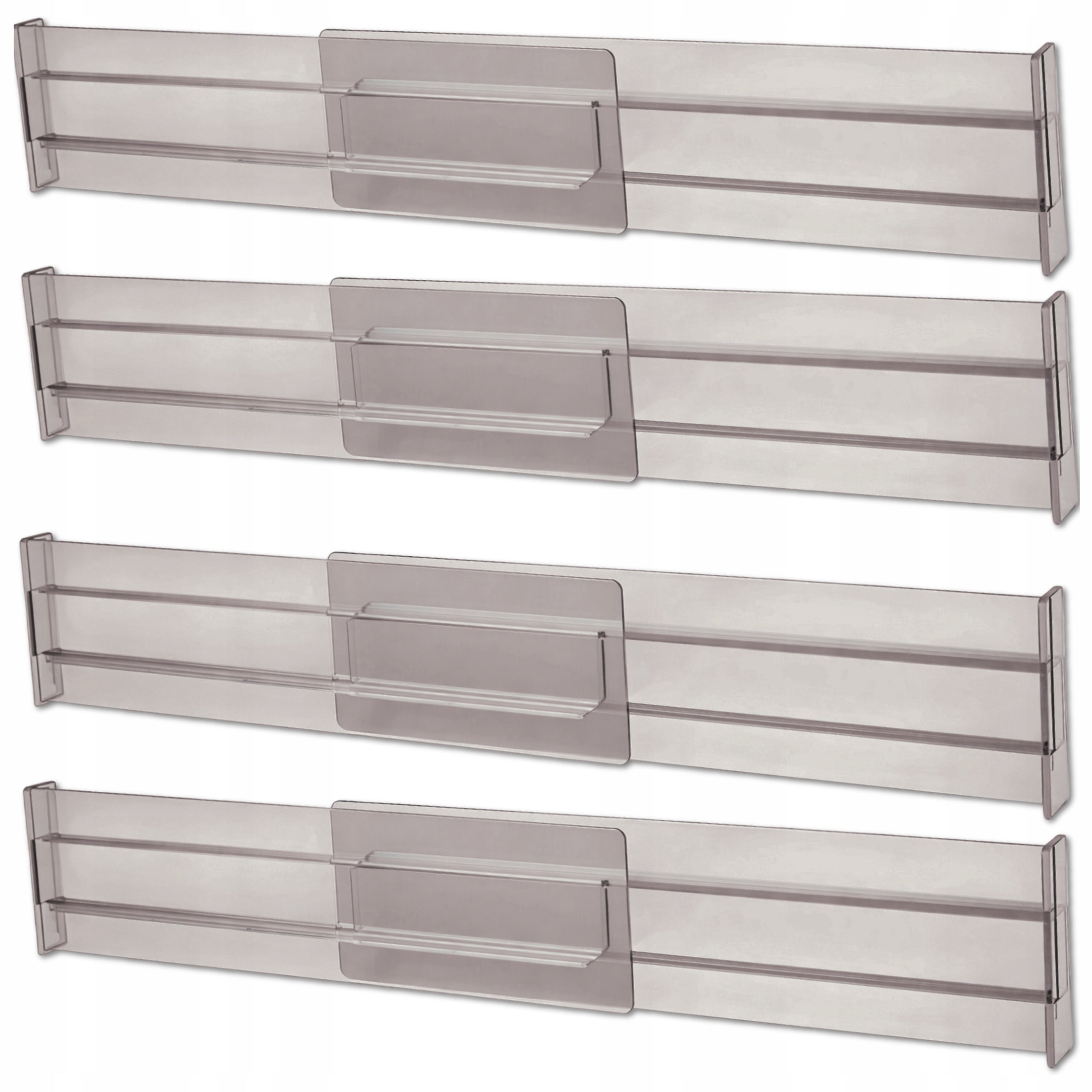 Drawer Compartment Adjustable Organizer Separator 4pcs Compartment Set Manufacturer code Regulowana Przegródka Do Szuflady Zestaw 4szt