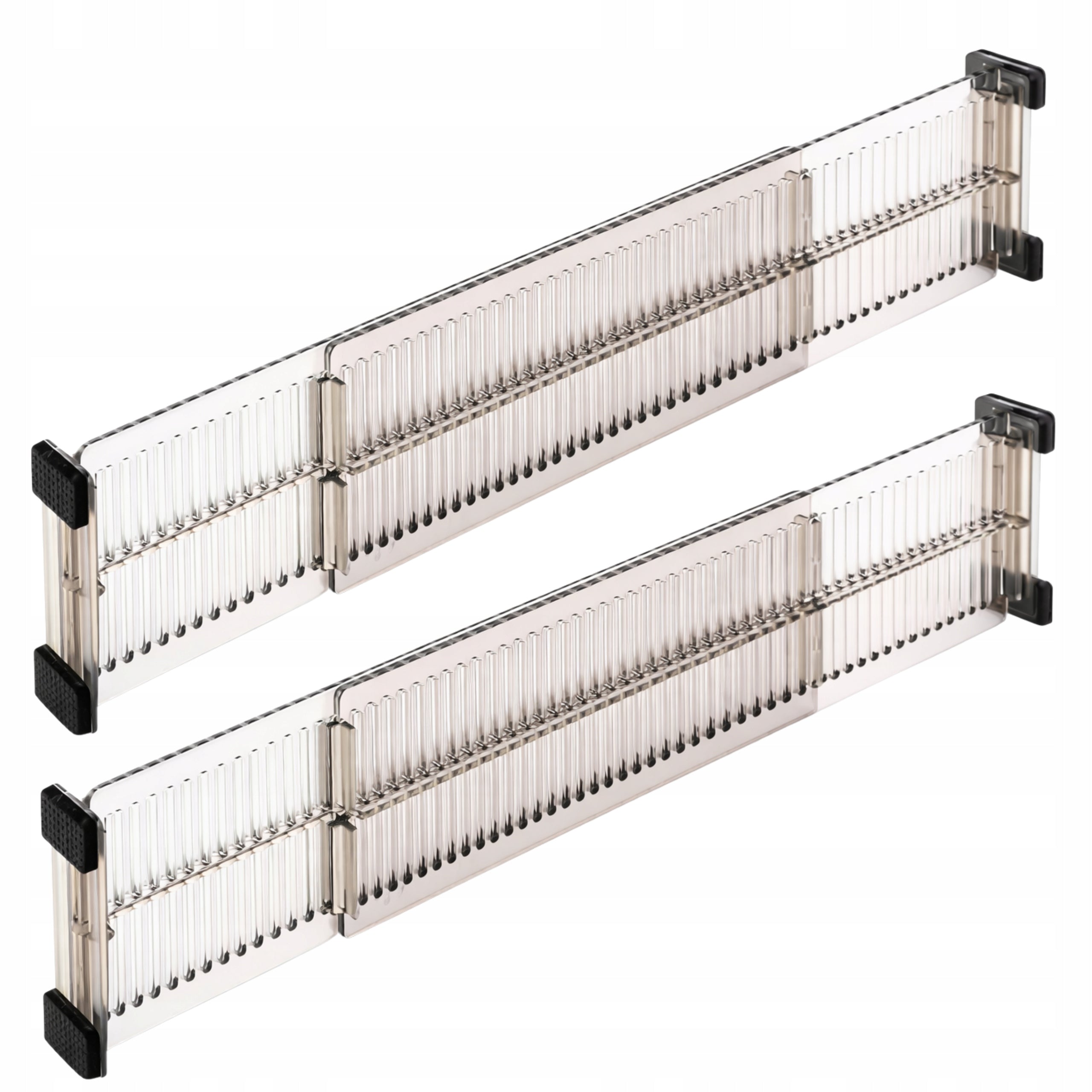 Drawer Compartment Adjustable Separator Organizer 2pcs Compartment Set Brand EdiBazzar
