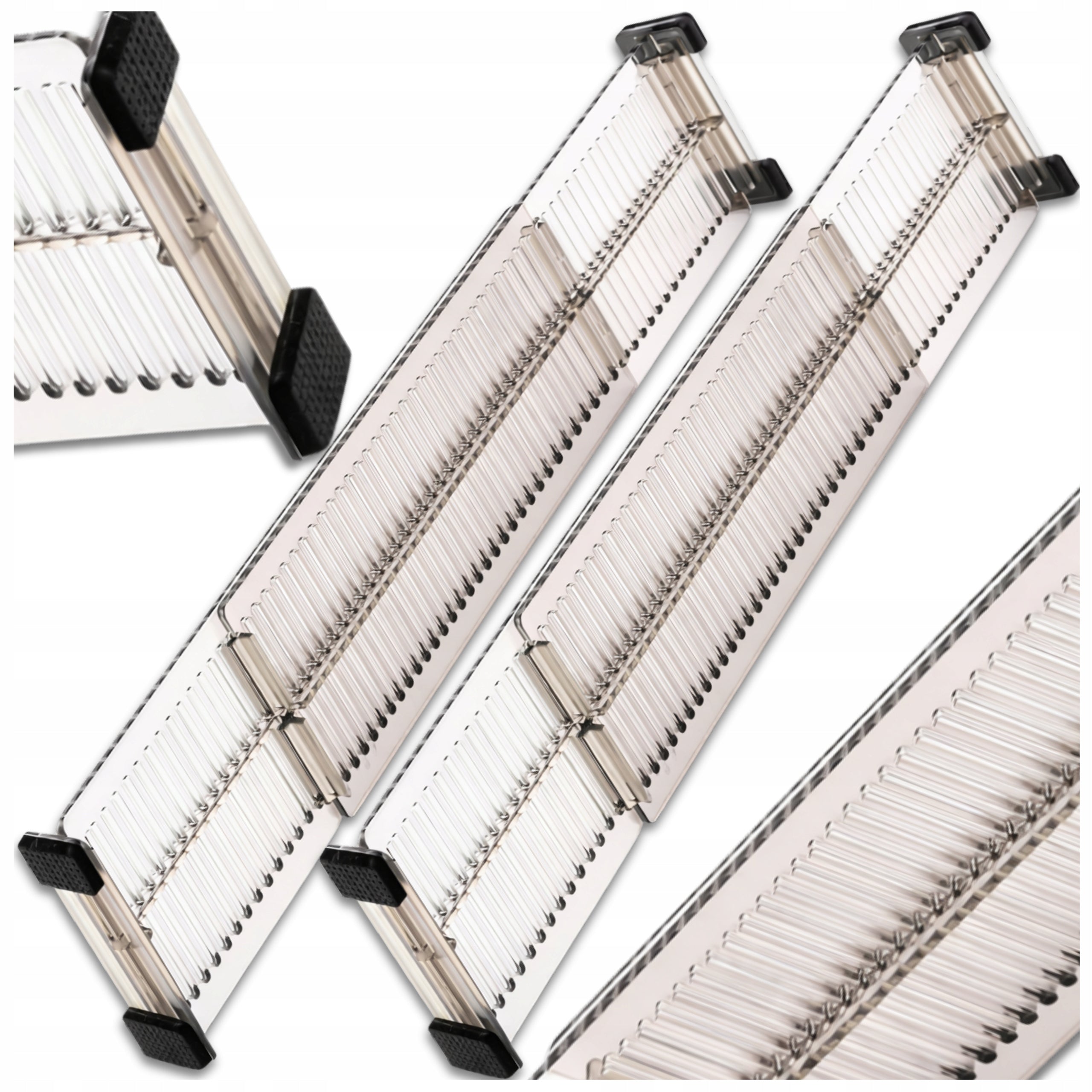 Drawer Compartment Adjustable Separator Organizer 2pcs Compartment Set Manufacturer code Przegródki do szuflady regulowane 2szt