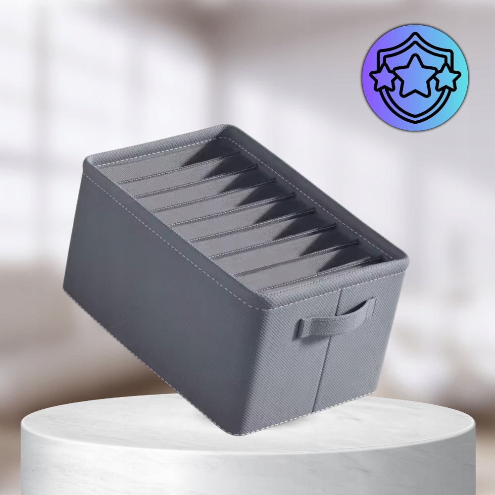 Drawer Organizer Stiffened Strong Cabinet Box Container Grey Manufacturer code ORGANIZER NA BIELIZNĘ DO SZUFLADY ZESTAW