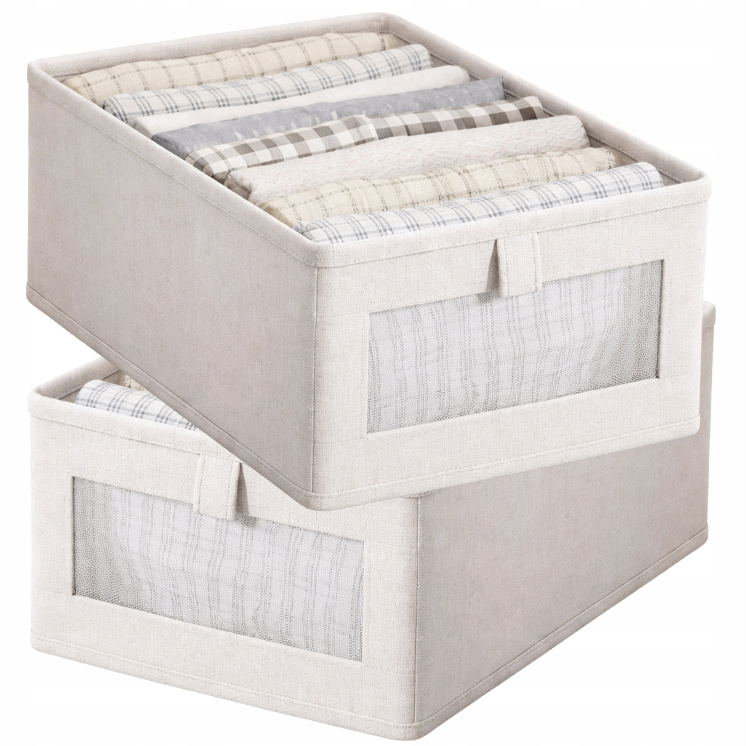 Drawer Organizer Wardrobe Set of 2pcs For Clothes Refill Container Box