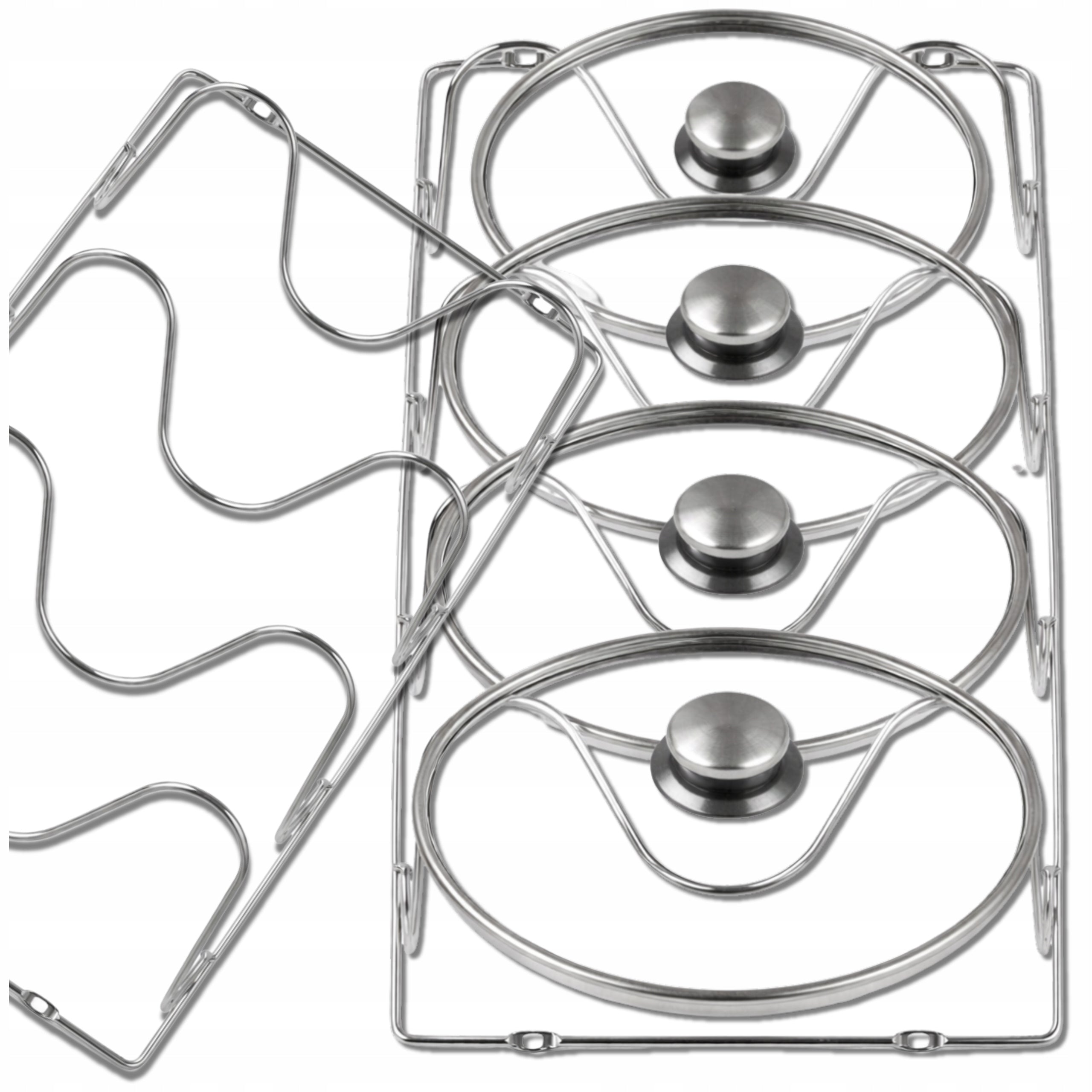 Drawer Organizers Cabinet Hanging Lid Kitchen Plates Silver Brand EdiBazzar