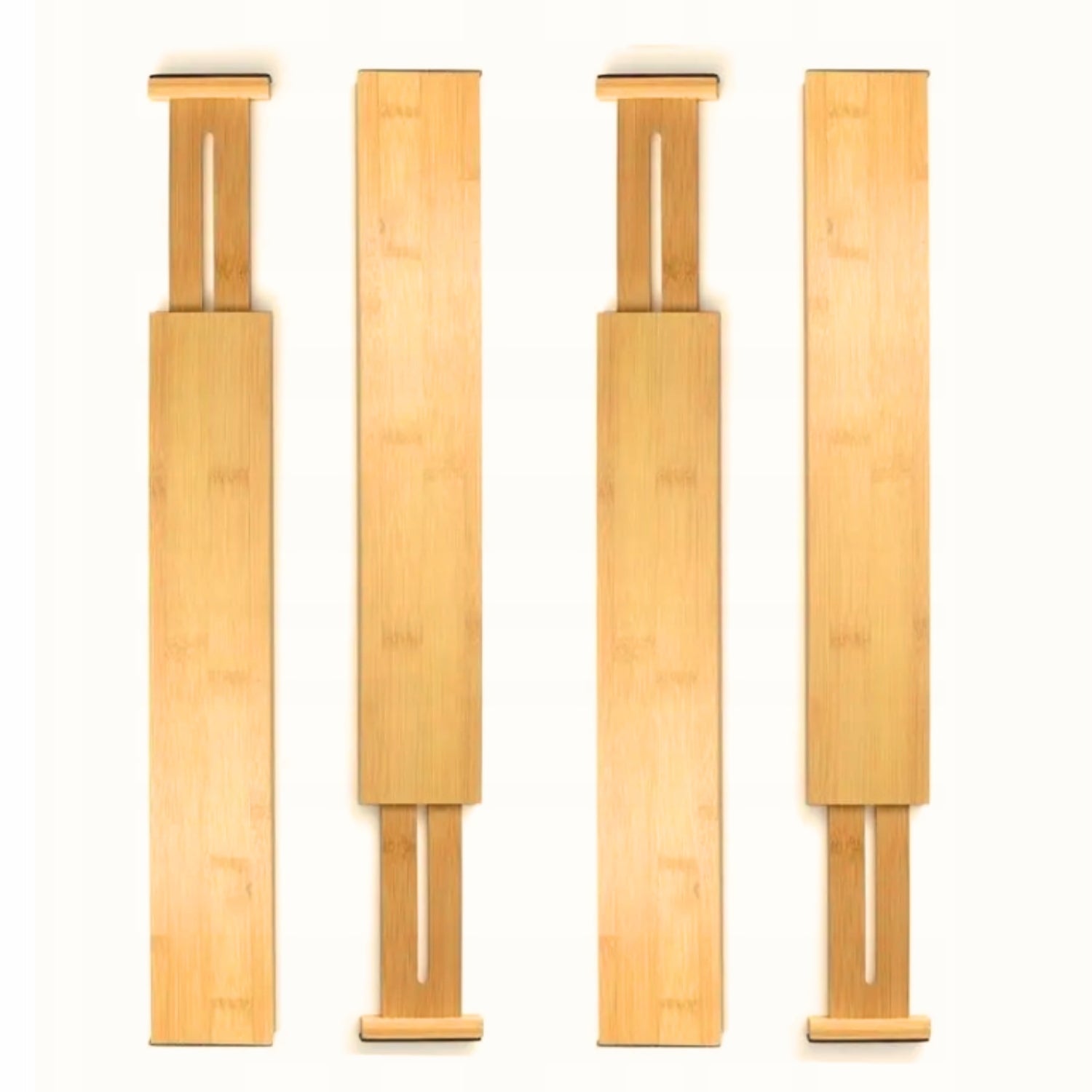 Drawer organizer MORE&DECO bamboo beige 4 pcs.