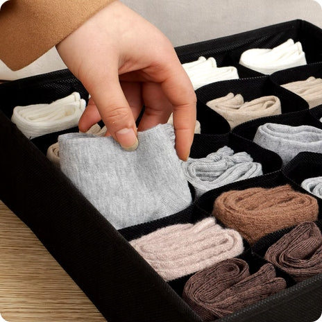 Drawer organizer sock closet underwear 24 compartments salmon EAN (GTIN) 5906852711451