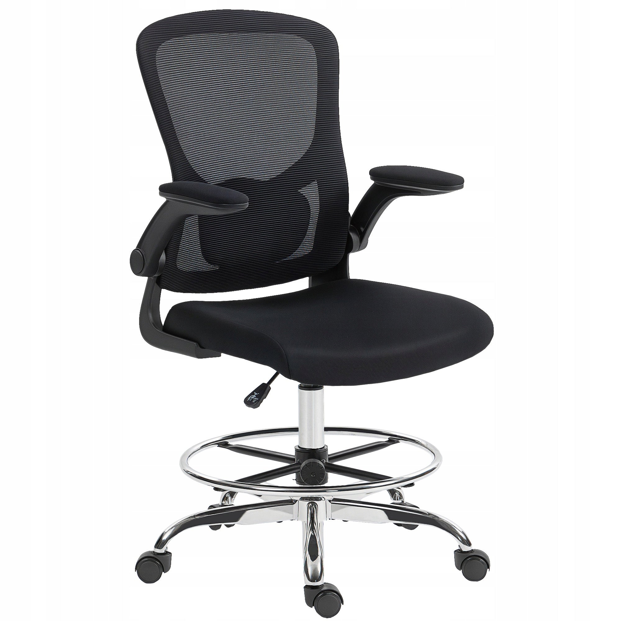 Drawing chair HOMCOM with lumbar support, adjustable, swivel