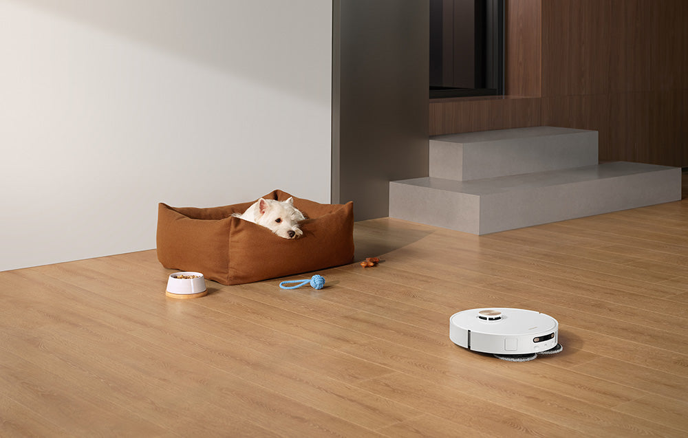 Dreame X40 Ultra white cleaning robot Dominant color white