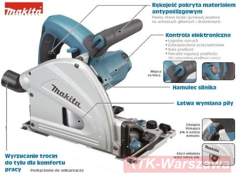 Dredge MAKITA SP6000J set with rail 1,5m + 3 discs Series SP6000J1