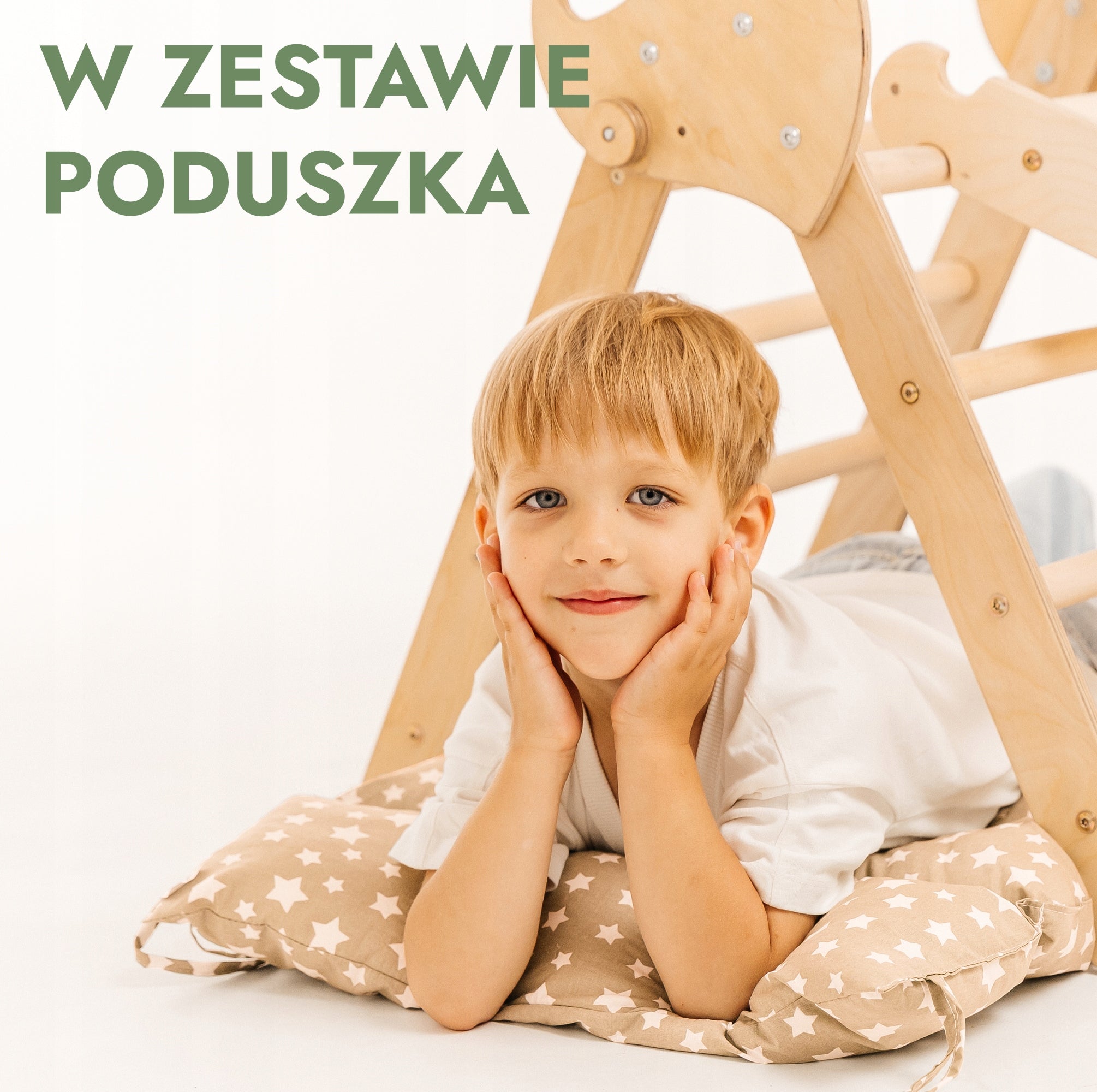 Drewniany Zestaw Wspinaczkowy 5w1 Montessori dla Dzieci 1–3 lat Included ladder flooring climbing wall slide