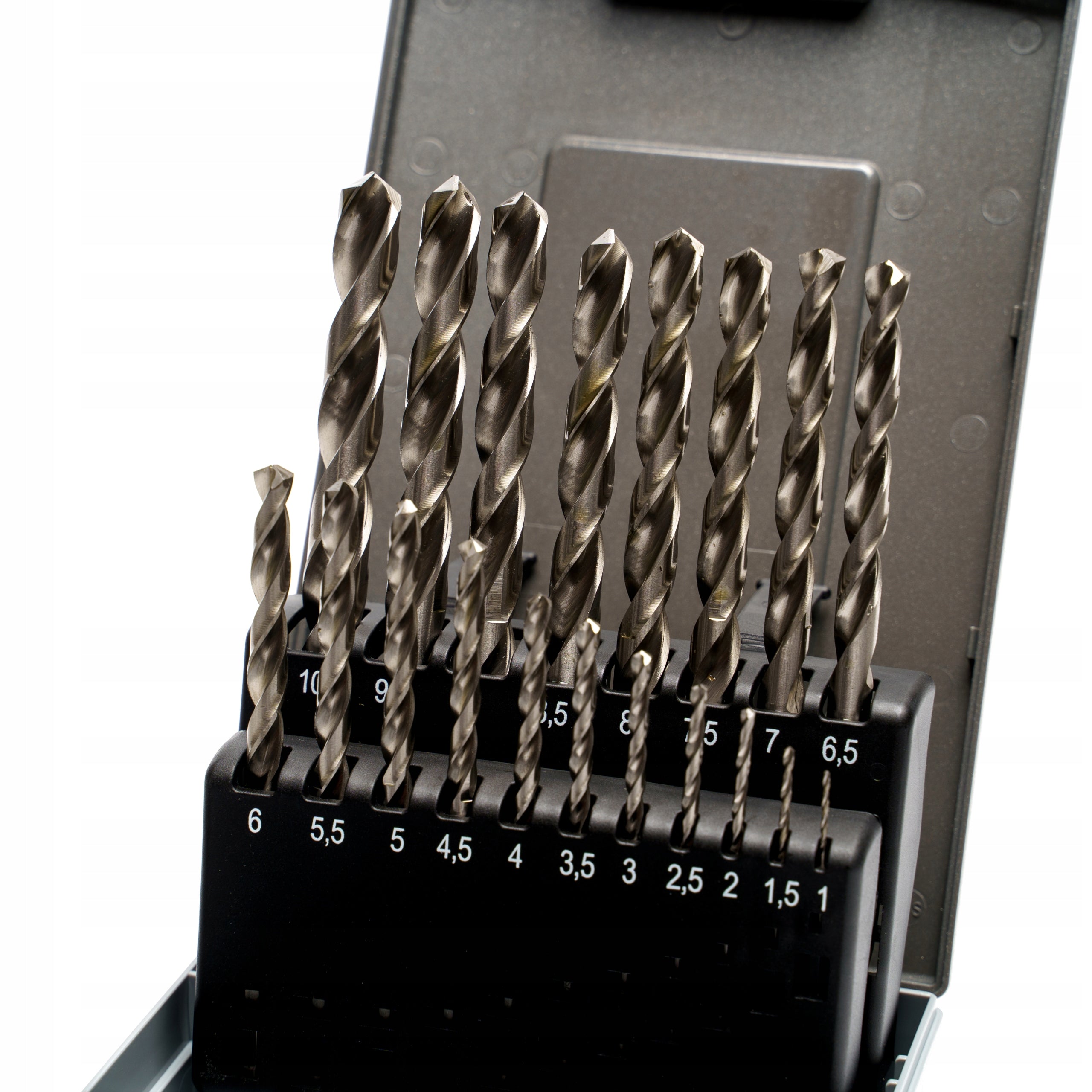 Drill Bit Set Koronet 1-10 cobalt HSSCo 19pcs