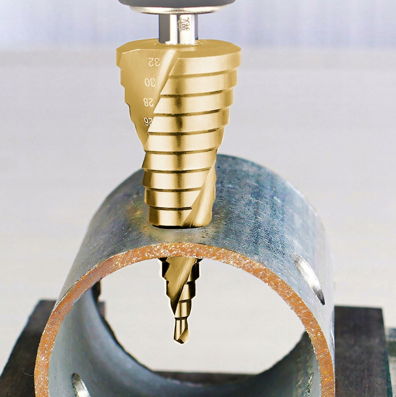 Drill Bits Conical Step Dredges REAMERS 4-32mm 3 Pieces HHS Brand KarKraft