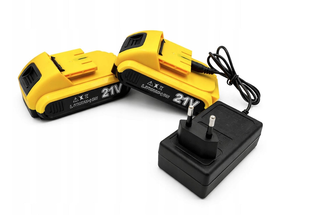 Drill Cordless Impact Screwdriver 21V 2x Aku Solid Strong + FREEBIE Voltage (V) 20 V
