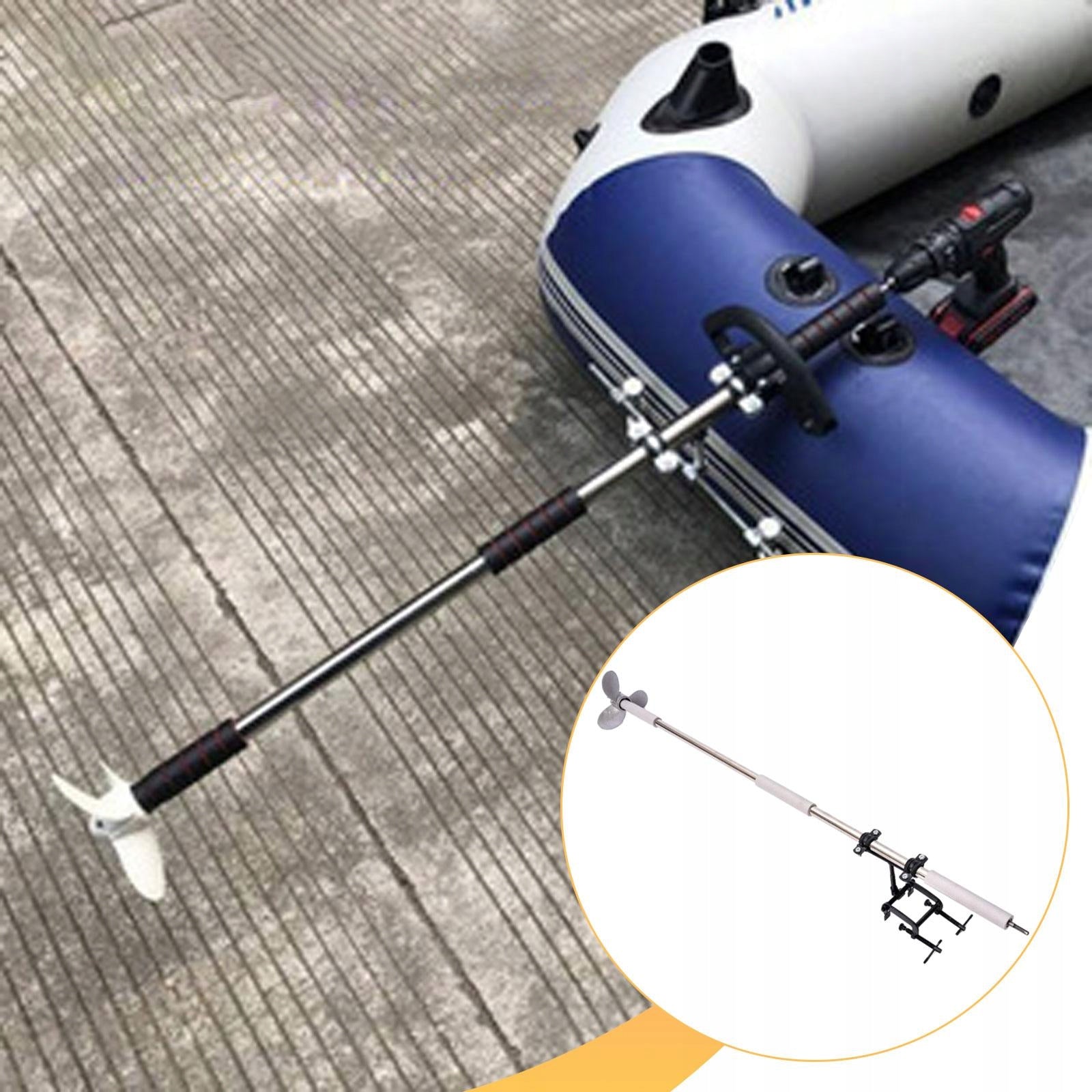 Drill Powered Boat Propeller Outboard Motor Bracket Kayak Attachment 1.25m Number of seats not specified