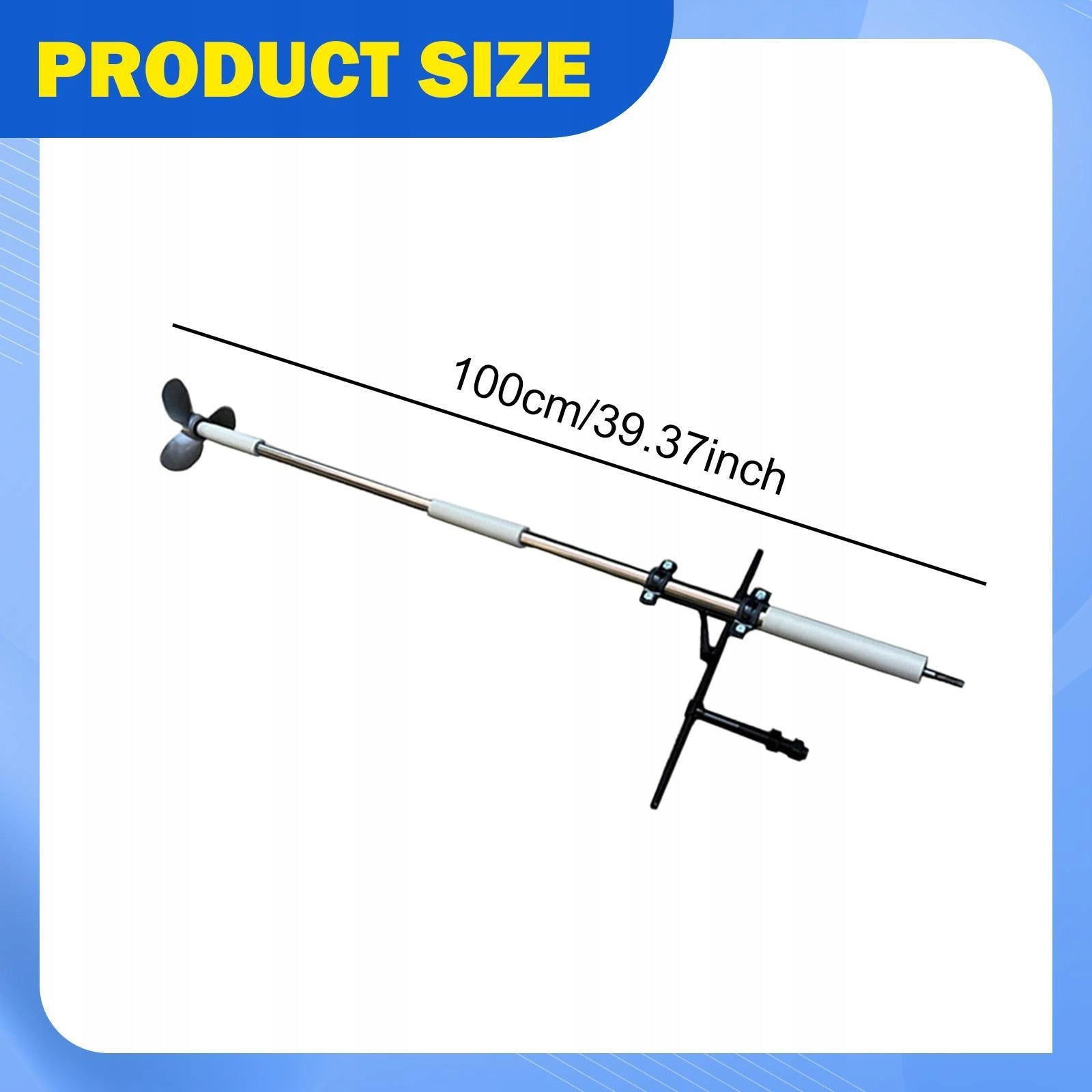 Drill Powered Boat Propeller with Kayak Stand for Boats Fishing Boats 100cm Number of seats not specified