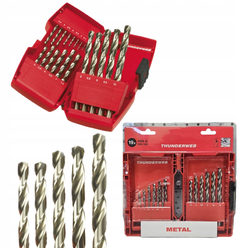 Drill bits for metal drill set hss-g mm drill bit 19 pcs set Milwaukee