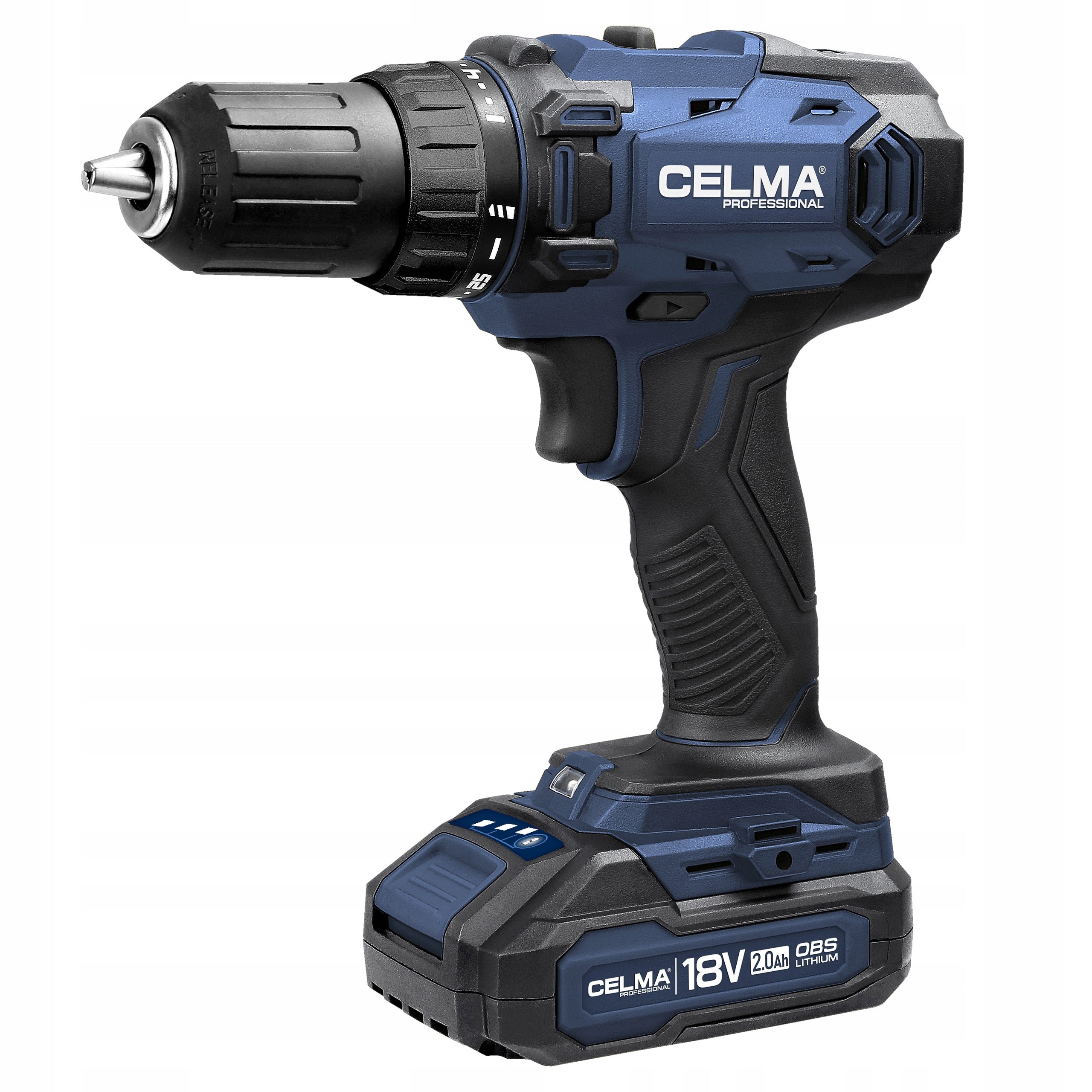 Drill/driver CELMA Pro WAK-Li 18OBS 18V 2x2Ah 3LAT GW! Manufacturer code WAK-Li 18OBS