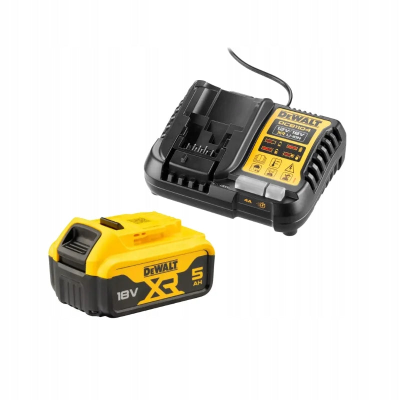 Drill/driver DeWALT DCD800 + aku 5Ah 2-speed 90Nm set Power supply rechargeable battery