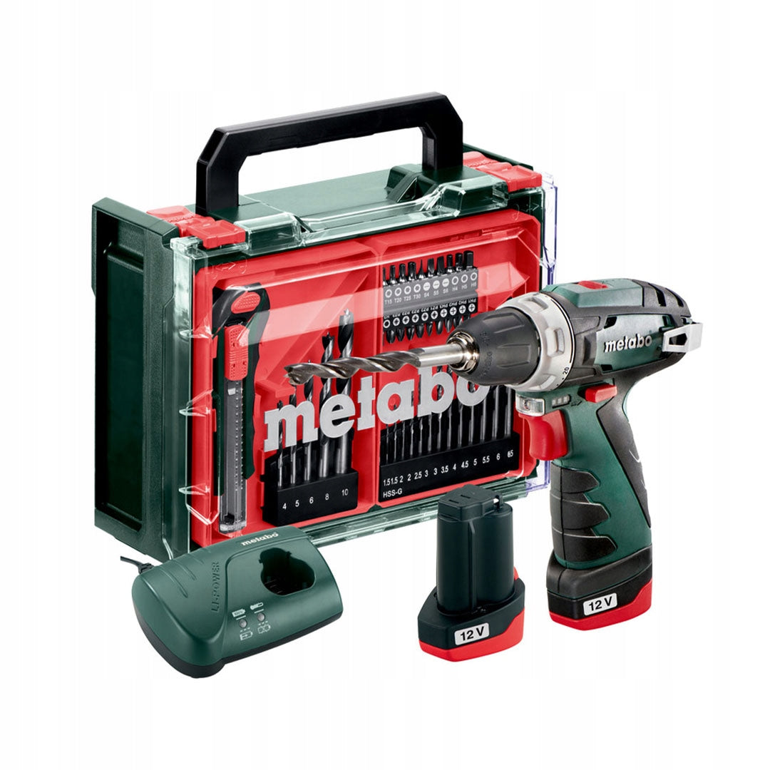 Drilling machine Metabo 600080710 PowerMaxx BS Basic SET 12V 2x2Ah 41el. Brand Metabo