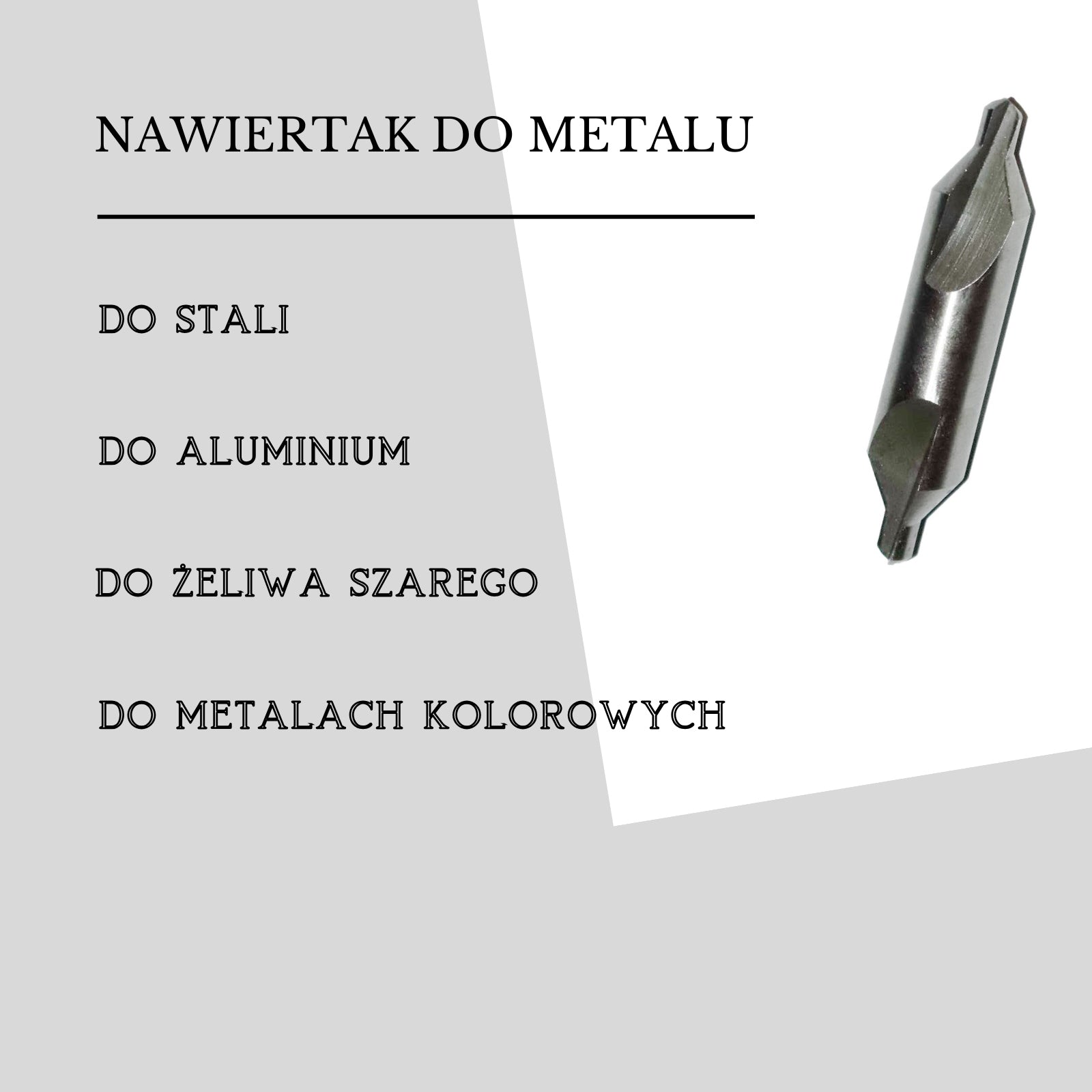 Drilling pin HSS 2,5 mm. Centering drill bits. Brand no brand