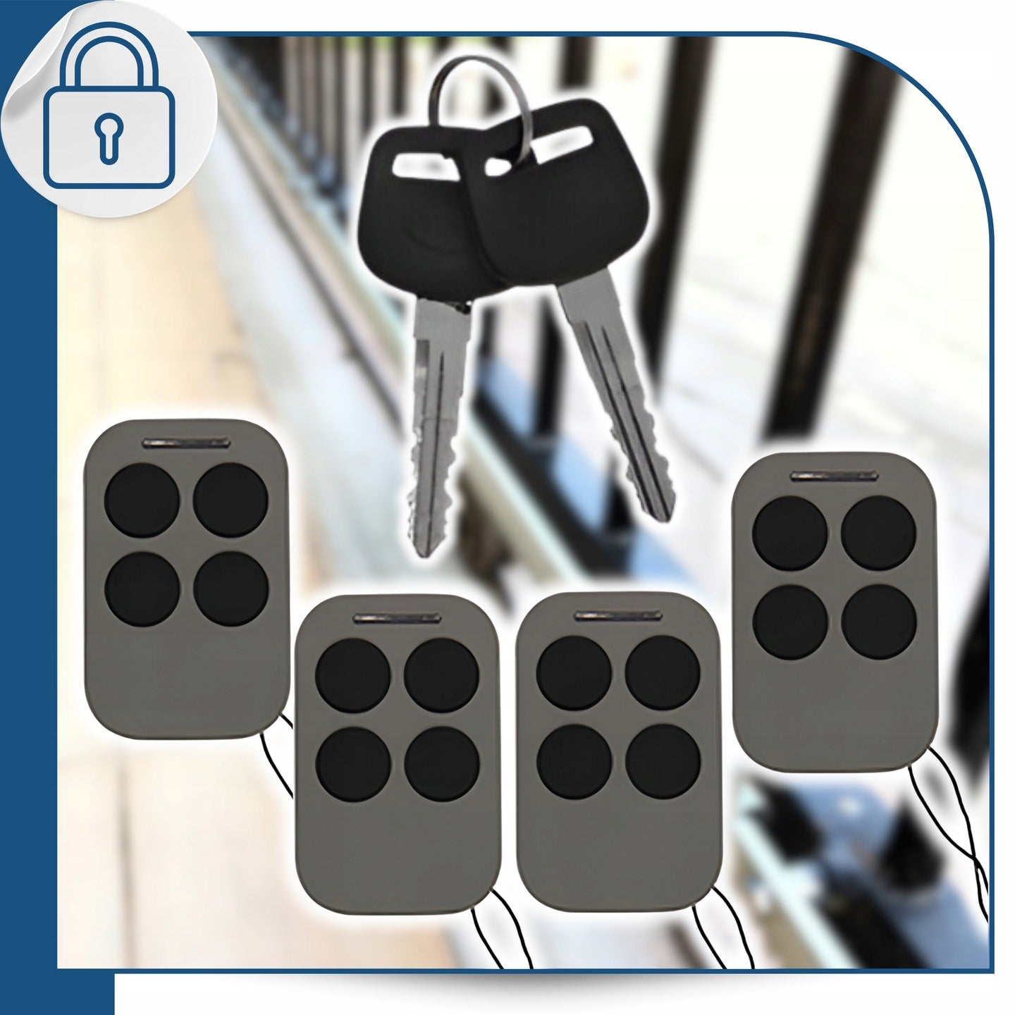 Drive for double leaf gate NÖCKEL DE250 2x2,5m 400kg Wi-FI 4xPilot Lamp Maximum wing weight 200 kg