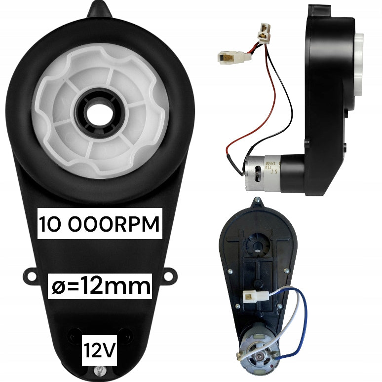 Drive unit WW-1 RS540 transmission motor 12V 10000 RPM Drive 45 Watt