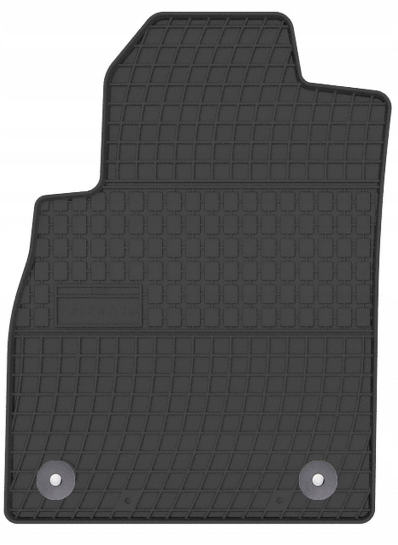 Driver rubber rug + stopwatches for: Opel Astra J hatchback, sedan, station wagon,