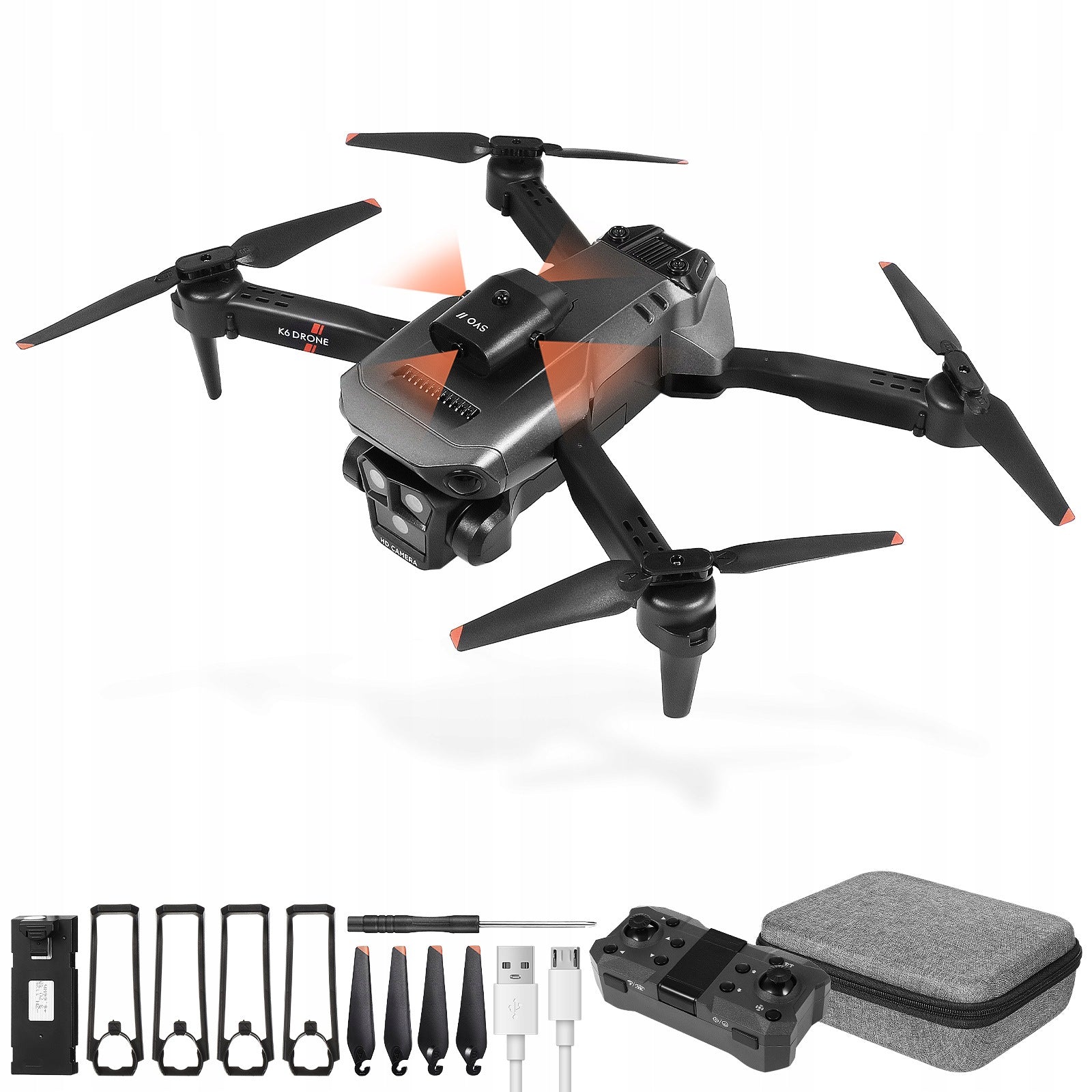 Dron Z Regulowaną Kamerą I Funkcją Autopilota Dla Początkujących