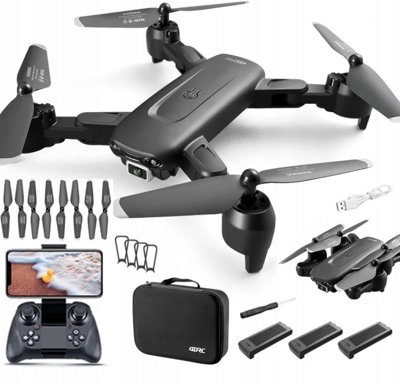 Drone 4DRC DRONE WITH 4K HD CAMERA 4DF6 V12 3x AKU 1600 mAh Range 500 m XXL